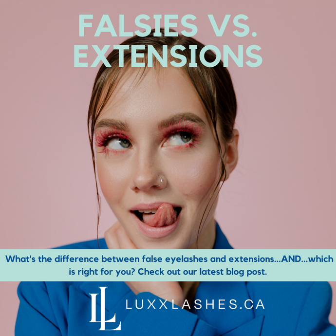 WHAT'S THE DIFFERENCE BETWEEN FALSE EYELASHES AND EYELASH EXTENSIONS